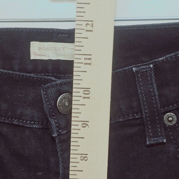 Levis 515 Jeans Women's 12M Black Classic Bootcut Mid Rise Throwback Style Y2K - Picture 6 of 9